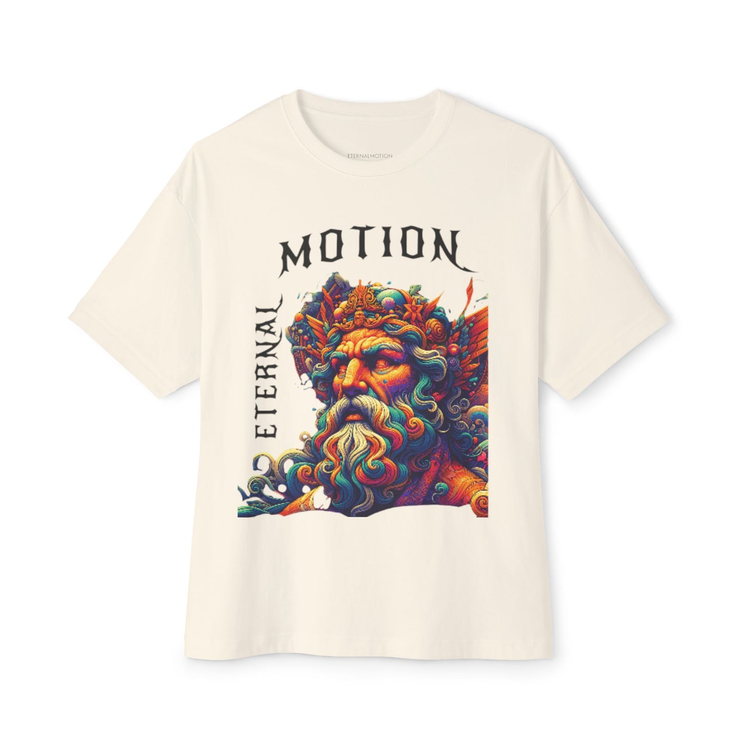 Oversized Boxy Tee - Greek God Eternal Style T-Shirt