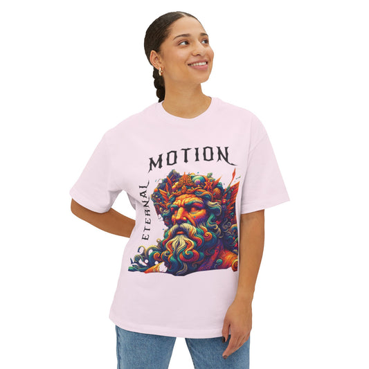 Oversized Boxy Tee - Greek God Eternal Style T-Shirt